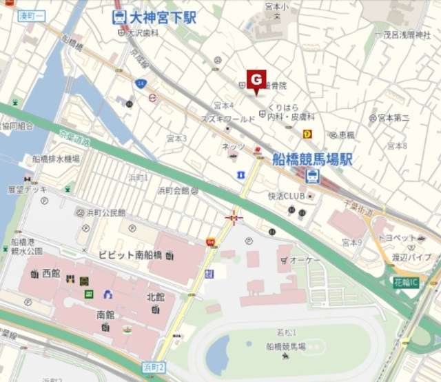 コーポＪＩＮの地図|★案内図★