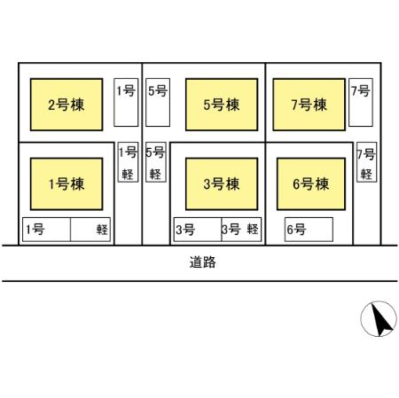 ウィスラービレッジ 2号の区画図