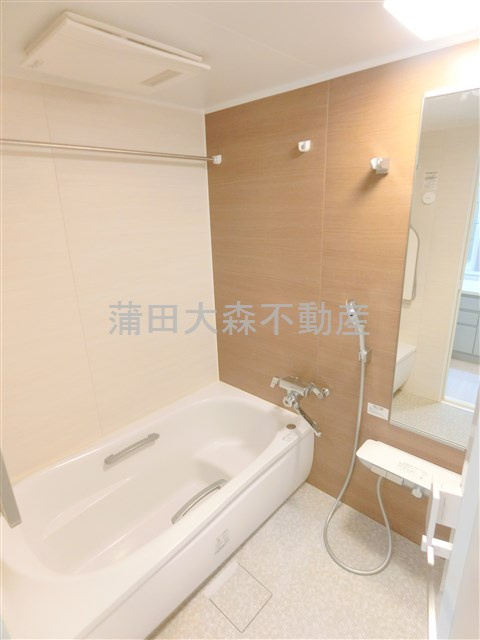 パークハウス多摩川南五番館の浴室|浴室乾燥機付きのバスルーム　お風呂
