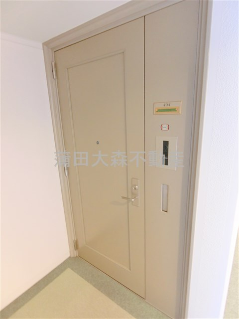 パークハウス多摩川南五番館の玄関