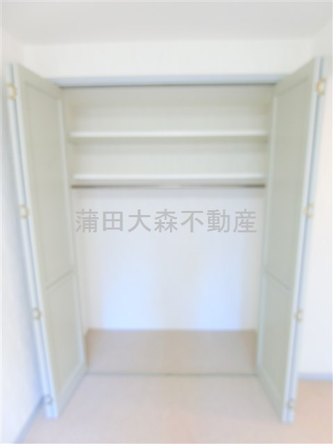 パークハウス多摩川南五番館の収納|洋室8.9帖の収納　クローゼット