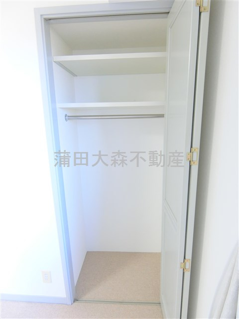 パークハウス多摩川南五番館の設備|洋室6帖の収納　クローゼット