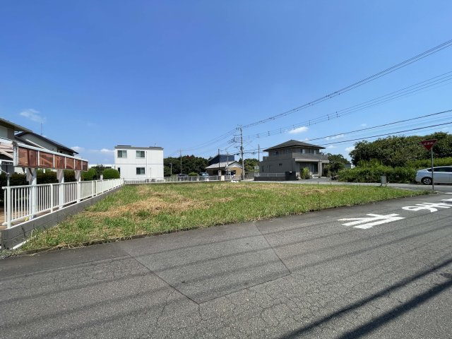 つくば市牧園　②号地の前面道路含む現地写真