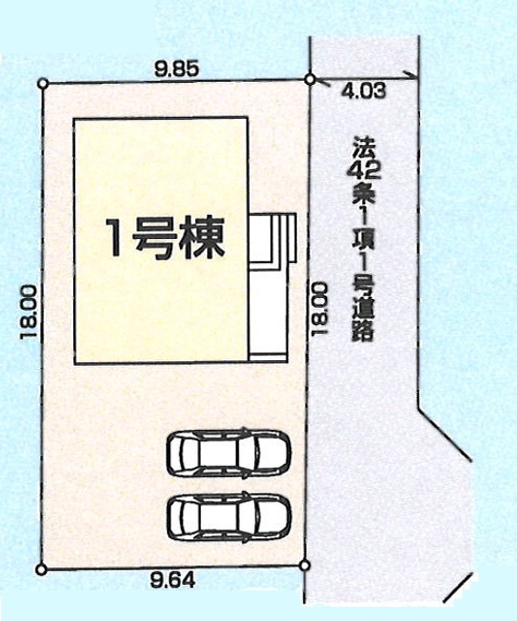 仲介手数料無料　Livele Garden.S 所沢下富第１０期　全1棟　の区画図
