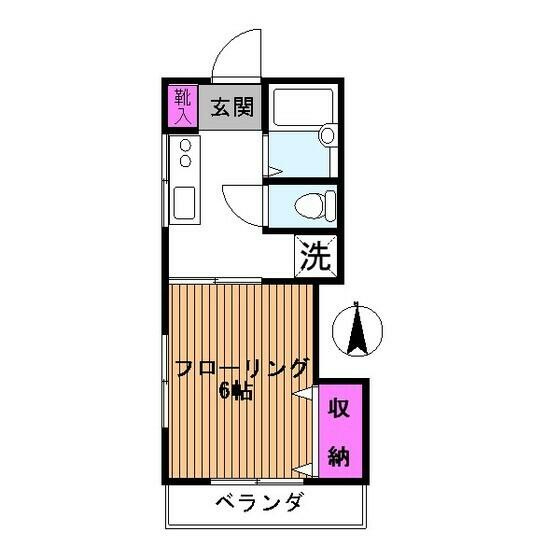 国分寺市東元町1丁目のアパートの画像