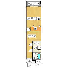 ニューナイスマンションの間取り