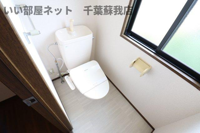 ちはら台南貸家のトイレ|シンプルで使いやすいトイレです