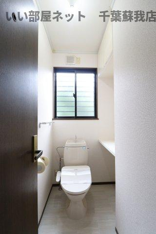 ちはら台南貸家のトイレ|トイレもきれいです