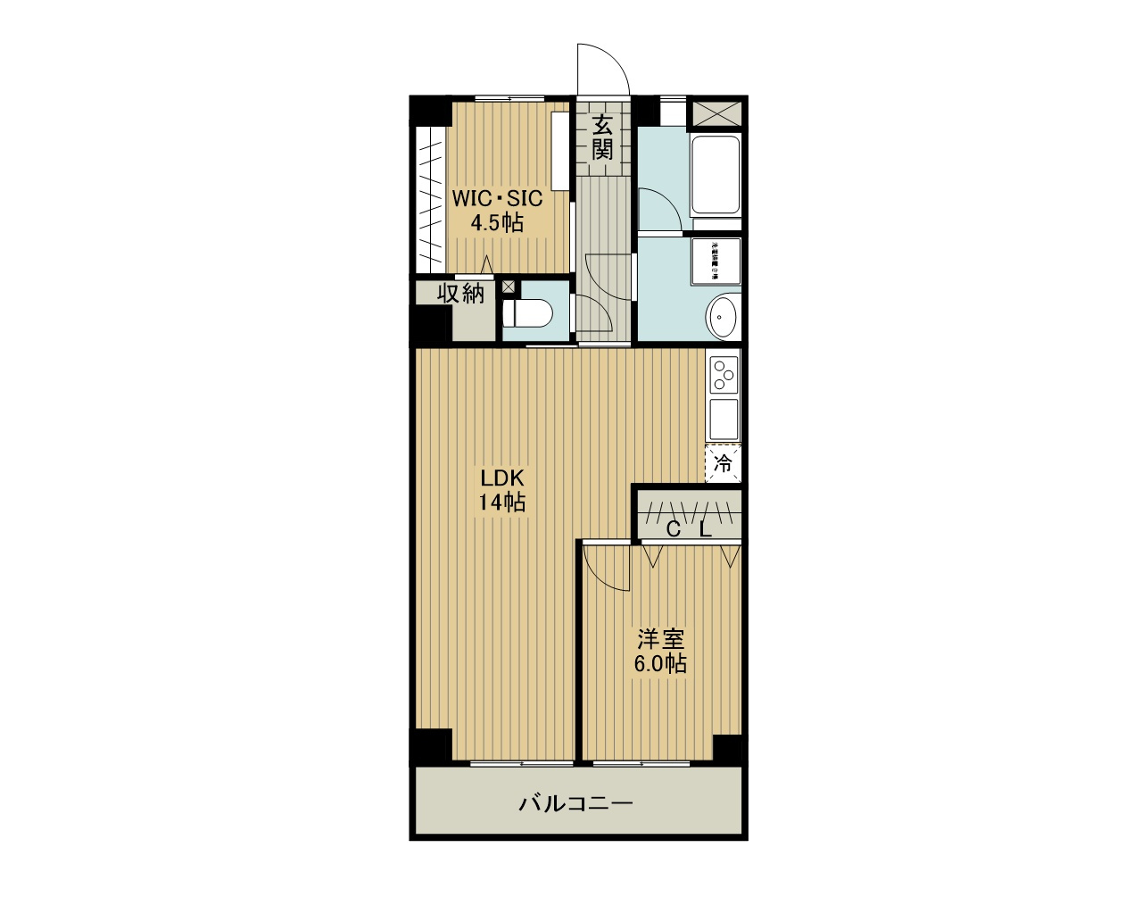 エクセントビル石川の間取り