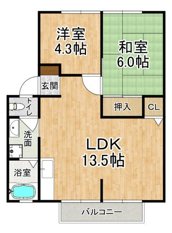 サンビレッジ竹内の間取り