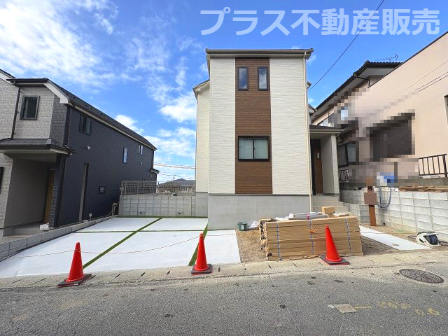 【外観】 | 福岡市東区香住ヶ丘5丁目第1　B号棟（全6棟）【仲介手数料無料・0円】 | 完成イメージの外観パースです。