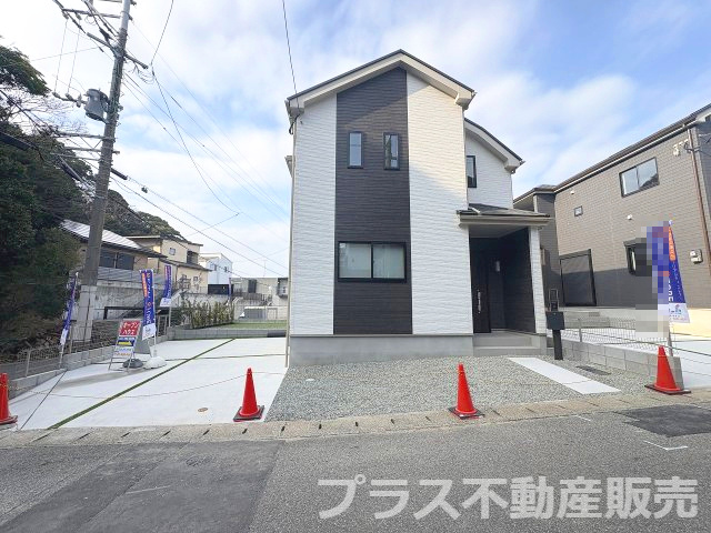 【外観】 | 福岡市東区香住ヶ丘5丁目第1　F号棟（全6棟）【仲介手数料無料・0円】 | 現地写真。同じ物件を見るなら、プラス不動産販売にお任せ下さい。