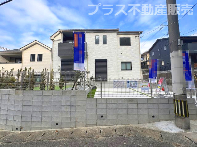 【外観】 | 福岡市東区香住ヶ丘5丁目第1　F号棟（全6棟）【仲介手数料無料・0円】 | 現地写真。プラス不動産販売なら、現場の全ての棟をまとめてご見学頂けます。