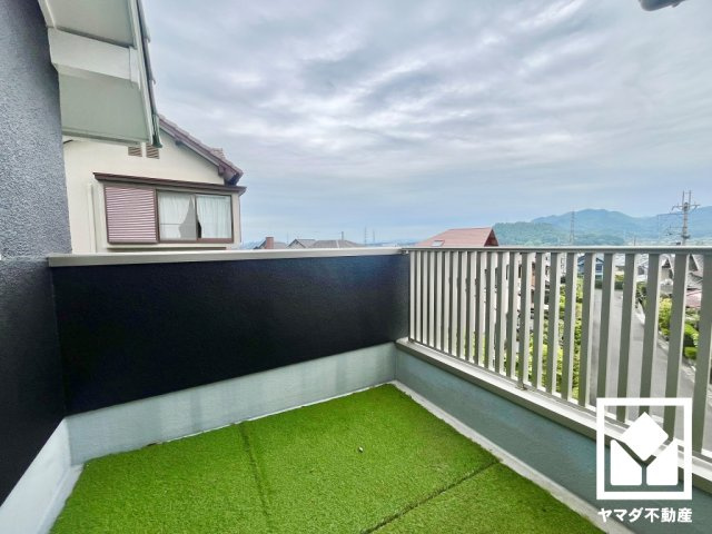 大津市青山５丁目のバルコニー