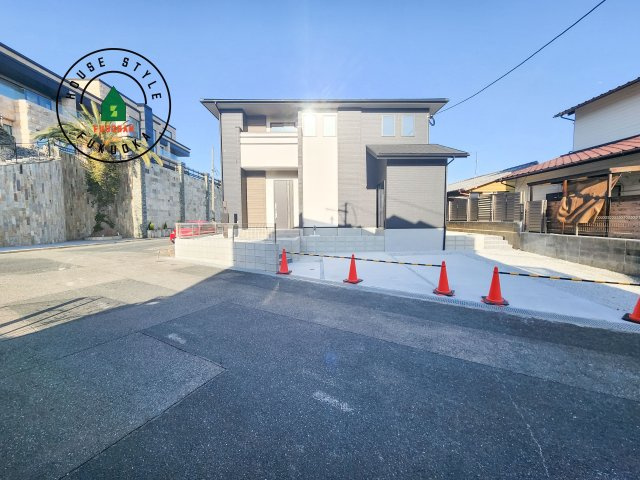 福岡市博多区東月隈2丁目第3-1棟（1号棟）の外観|デザイン性のある外観です。