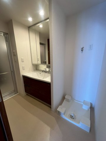 ジオタワー天六の洗面所