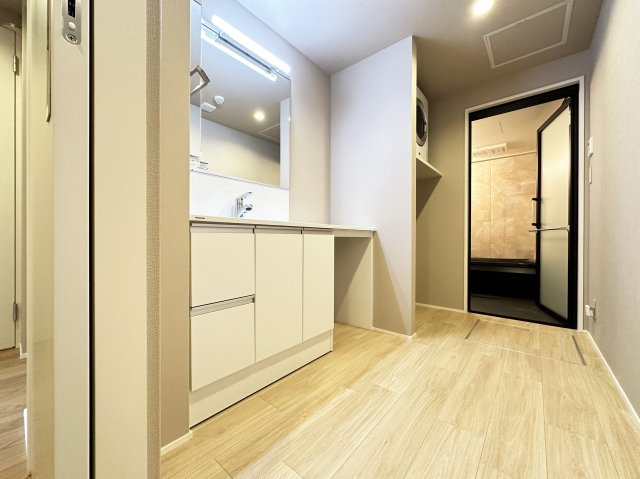 ベレオガーデンズHanaの洗面所