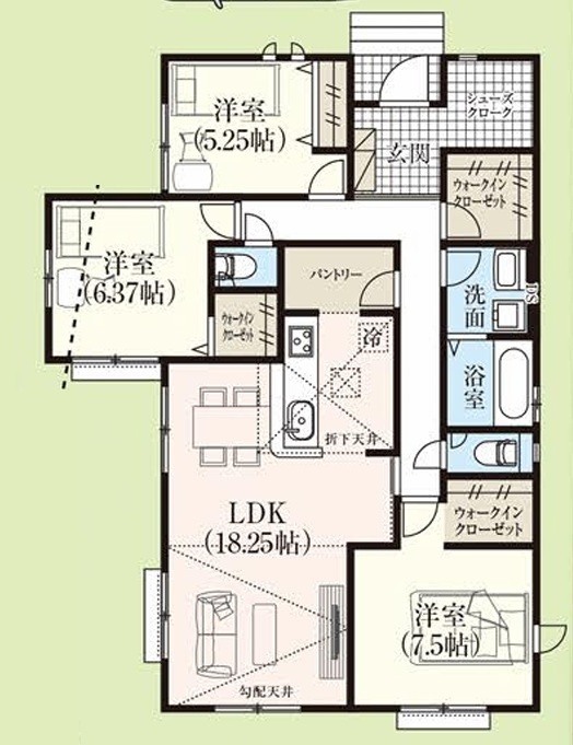 GRAFARE 入間市下藤沢２５期　全1棟