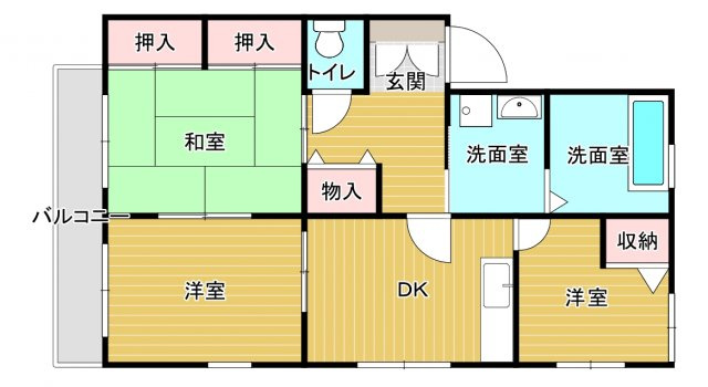 サンドルフィンの間取り