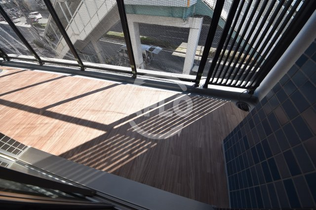 プレサンスOSAKA DOME CITYビーツのバルコニー|プレサンスOSKA DOME CITYビーツ　バルコニー