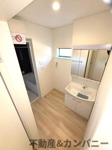 クレイドルガーデン溝辺1号棟　新築建売分譲地(全2棟)　松山市溝辺第2のランドリースペース