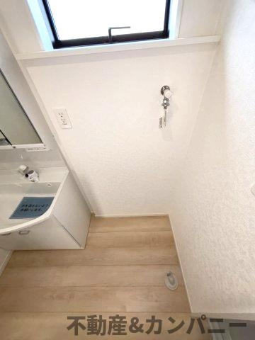 クレイドルガーデン溝辺　新築建売分譲(全2号地)　松山市溝辺第2-2号地の独立洗面台|使いやすい独立洗面台です