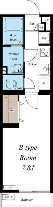 リブリ・プライム蘇我の間取り