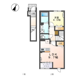 【間取り】 | 仮称）室町アパート新築工事