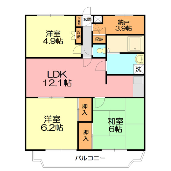 【間取り】 | グランシャリオ
