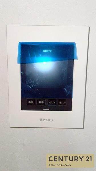 大阪市大正区泉尾４丁目のテラスのセキュリティ|★ＴＶモニター付きインターホン！★