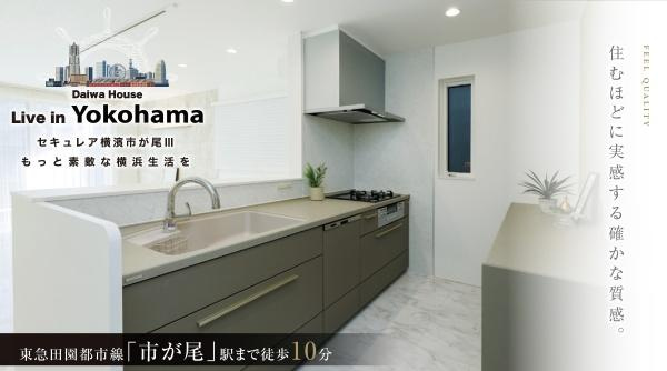 横浜市青葉区市ケ尾町の中古一戸建のキッチン|食洗器付きなのは家事の負担を軽減してくれる嬉しいポイント♪
カップボードも標準装備