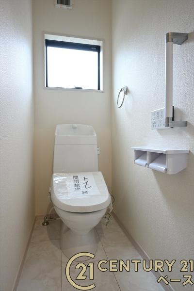 リーブルガーデン浅古 １号棟 ／新築一戸建のトイレ|■現地撮影写真■清潔感ある綺麗なお手洗い！