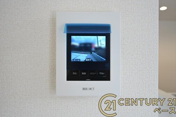 リーブルガーデン浅古 １号棟 ／新築一戸建の内装|■現地撮影写真■ＴＶモニター付きインターホンで防犯対策もバッチリ！来客も一目でわかり安心です！