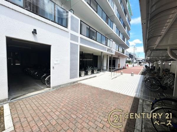 マック結崎オリエントハウスのその他共用部分|■現地撮影写真■こちらは敷地内駐輪場です！