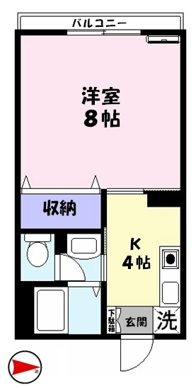 【間取り】 | フロール１