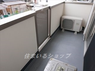 安芸高田市吉田町吉田の賃貸マンションのバルコニー