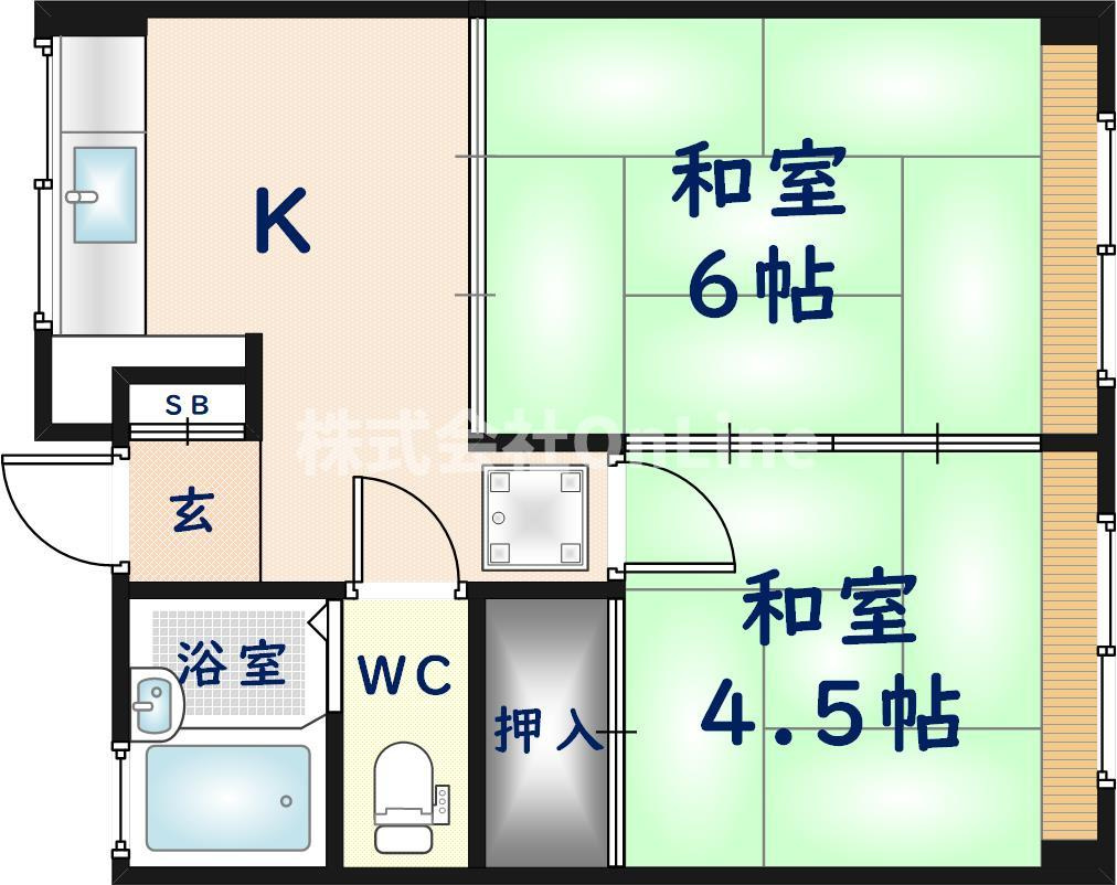 小阪本町第2ビルの間取り