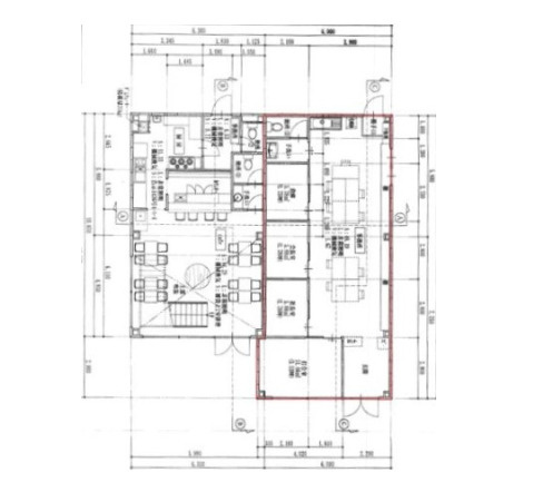守山市今浜町の店舗事務所の間取り