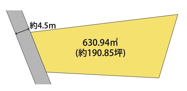 和歌山市北中島・土地・127316の区画図