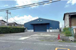 大津市唐崎１丁目の倉庫の外観