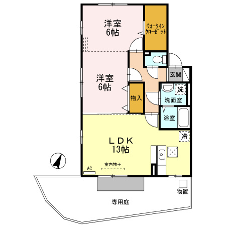 ウェライ2008SCの間取り