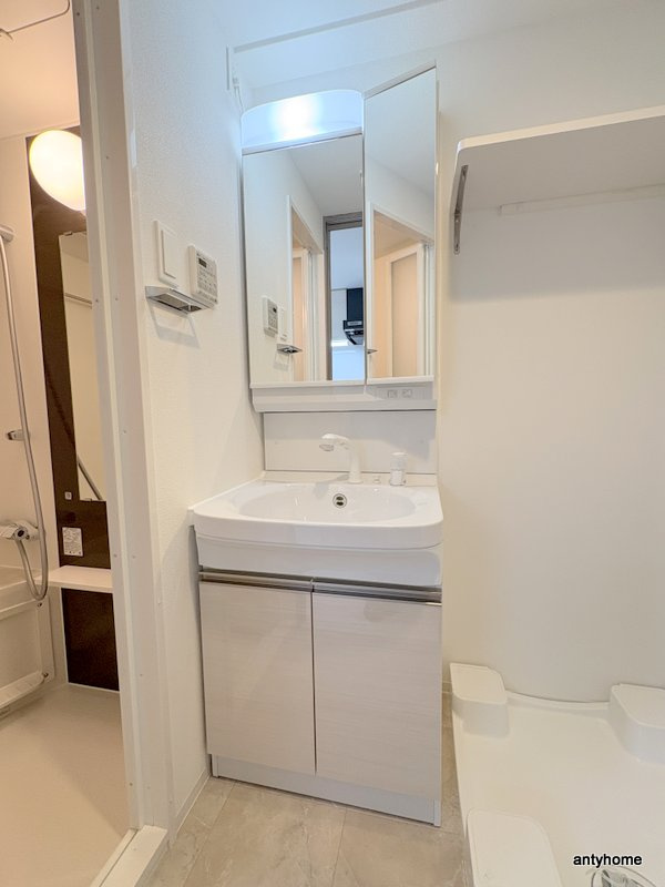 ワールドアイ大阪West Gate　仲介手数料無料の洗面所