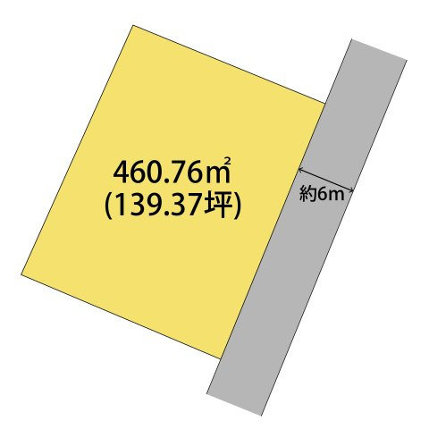 和歌山市古屋・土地・122183の区画図