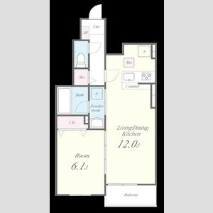 コート・ド・ボーヌ深江南北棟の間取り