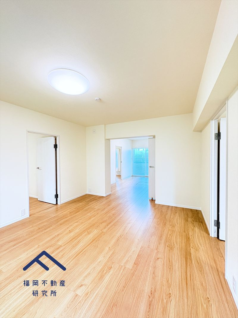 奈多団地の居間・リビング