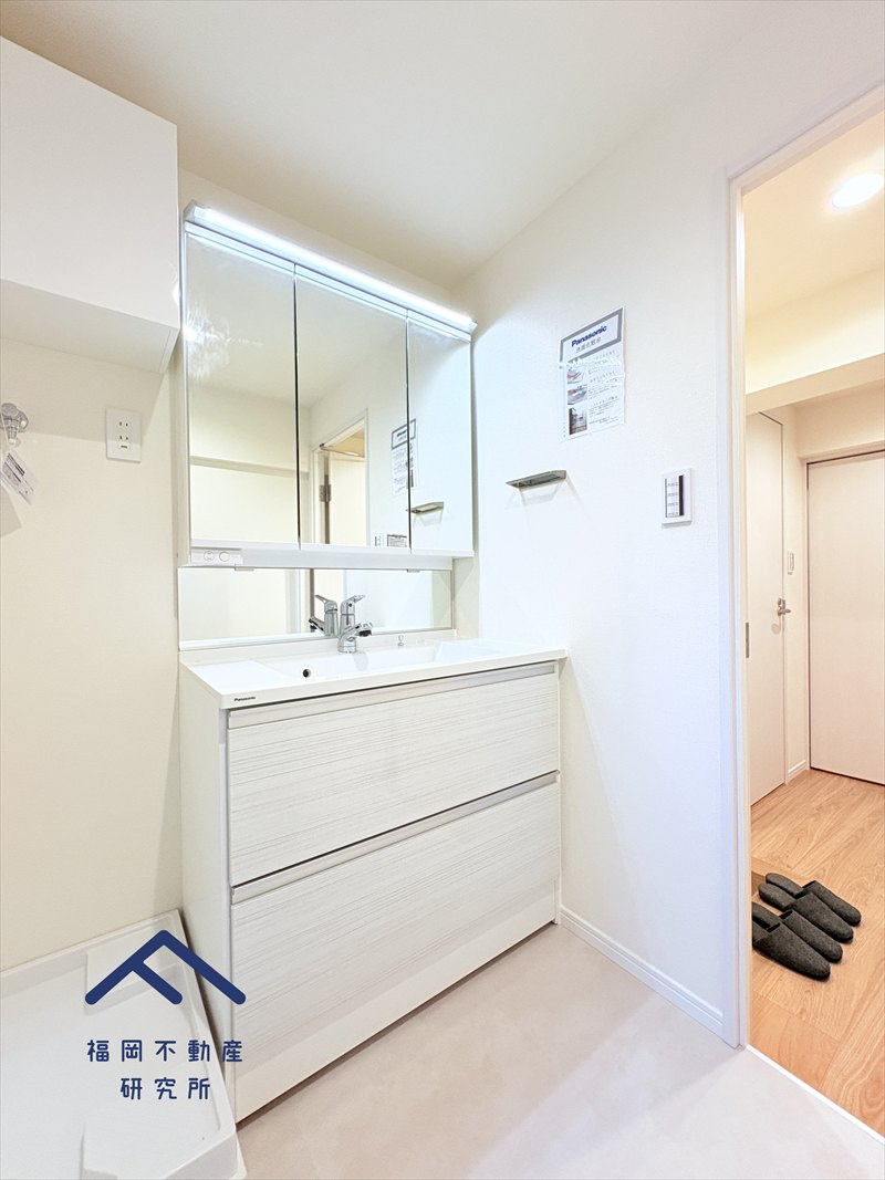 奈多団地の独立洗面台