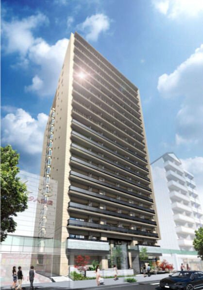 スプランディッド本町東DUEの外観パース