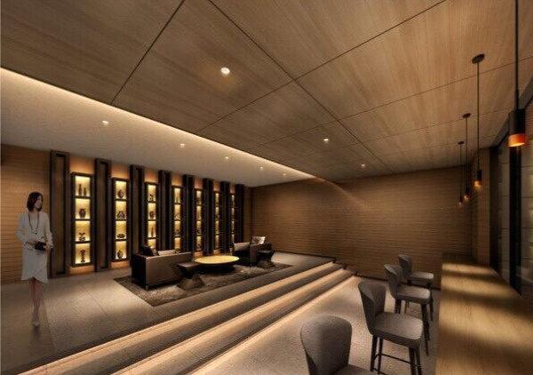 スプランディッド本町東DUEのロビー|完成予想図