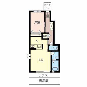 シャーメゾンひまわりの間取り