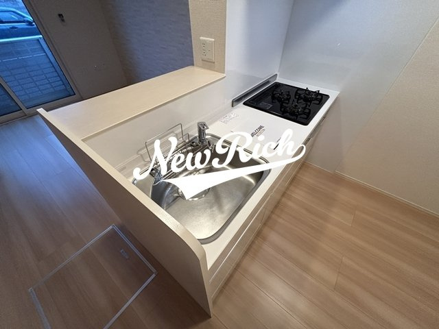 前橋市野中町のアパートのキッチン